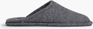 Hampton shearling-lined knitted slippers