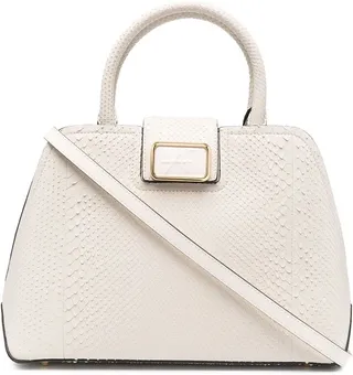 Albi 33 snakeskin tote bag