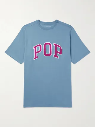 Arch Logo-Appliquéd Cotton-Jersey T-Shirt