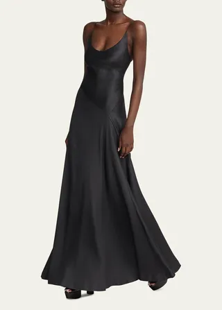 Jeramiah Lame Bias Seam Dress