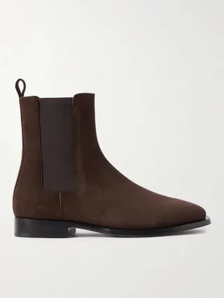 Grunge Suede Chelsea Boots