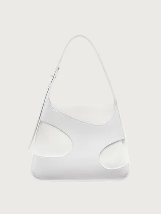 Ferragamo Women Shoulder bag with cut-out detailing (M) White