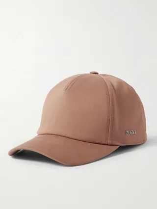 Logo-Appliquéd Cotton-Blend Twill Baseball Cap