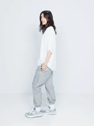 Cashmere-blend Cropped Track Pants