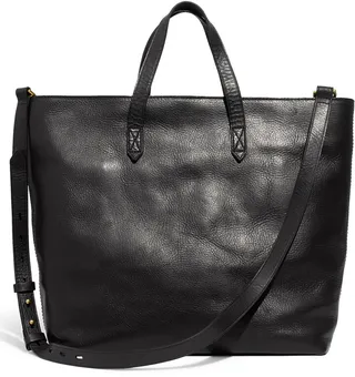 Zip Top Transport Leather Carryall