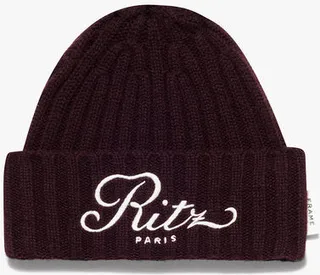 Ritz Cashmere Beanie Bordeaux