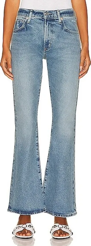 Citizens of Humanity Emannuelle Low Rise Boot in Blue