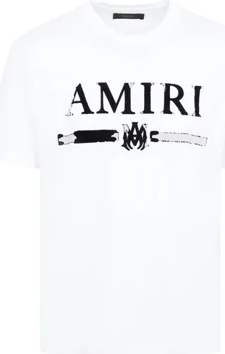 Amiri Logo Printed Crewneck T-Shirt