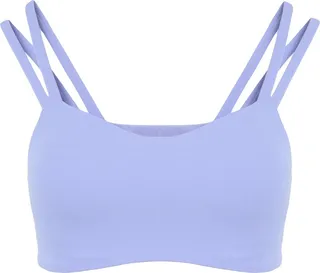 Nike Dri-fit Alate Women's Light-support Padded Strappy Sports Bra Top Lilac