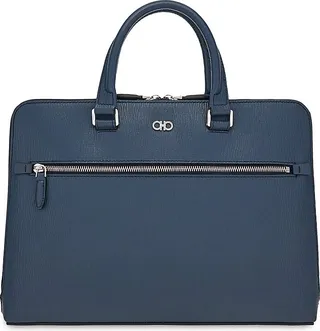Revival Grained Leather Briefcase