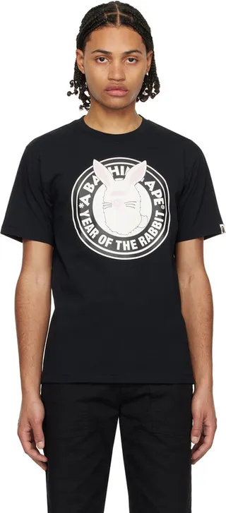 BAPE Black Crewneck T-Shirt