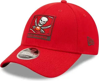 Men's New Era Red Tampa Bay Buccaneers Framed Af 9FORTY Snapback Hat