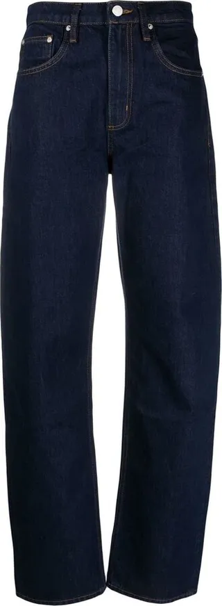 Wide-Leg High-Waist Jeans