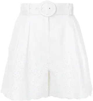 Portia broderie shorts