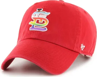 Men's '47 Brand Red St. Louis Cardinals Team Pride Clean Up Adjustable Hat