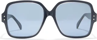56mm Aliana Oversize Novelty Sunglasses