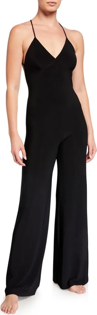 Low-Back Slip Jumpsuit