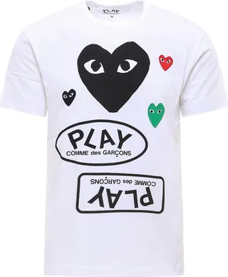 Comme des Garçons Play Logo Crewneck T-Shirt