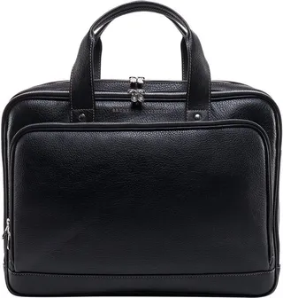 Brunello Cucinelli Logo Printed Zipped Briefcase