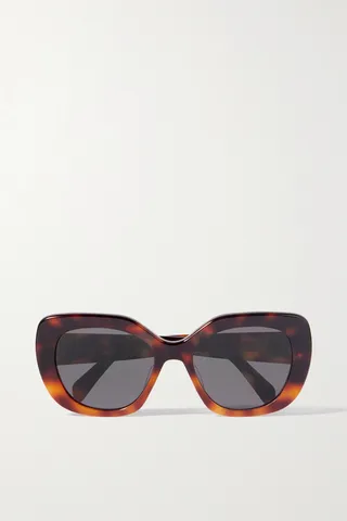 CELINE Eyewear - Square-frame Acetate Sunglasses - Brown