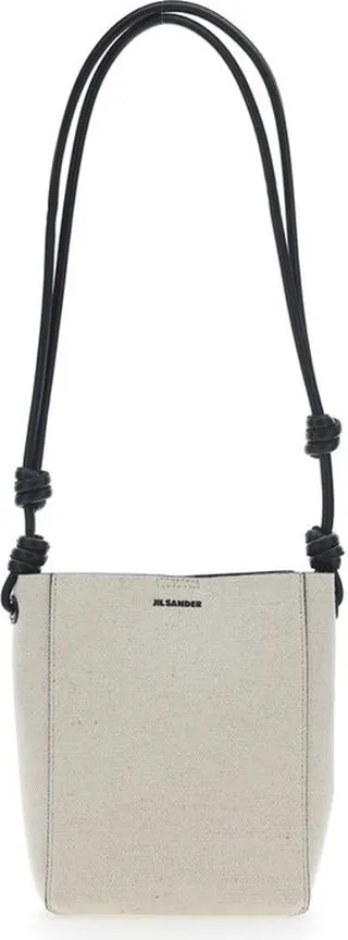 Jil Sander Logo Printed Shoulder Bag