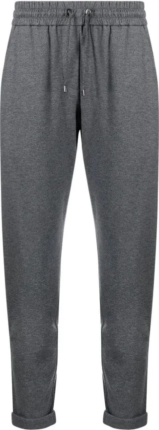 Drawstring Cropped Track Pants