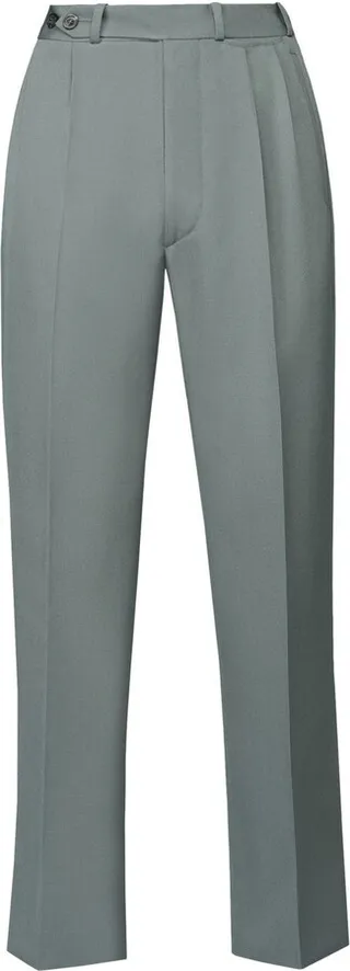 Virgin Wool Tapered Trousers