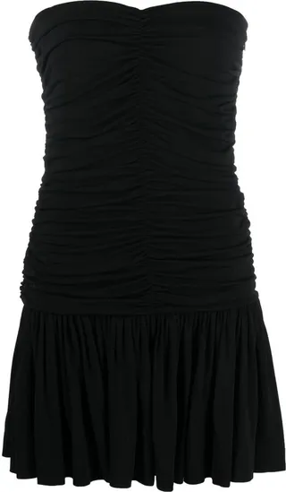 Strapless Ruched Dress