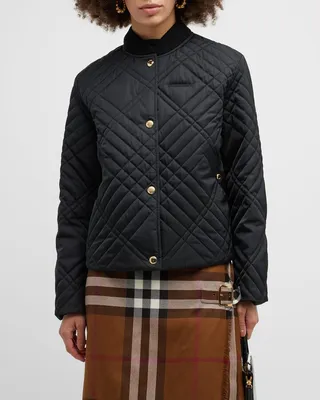 Thirlby Check Quilted Bomber Jacket