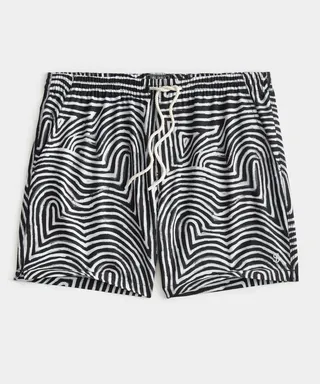 5" Montauk Swim Short in Maze Print