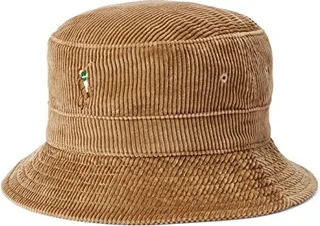 Polo Ralph Lauren Corduroy Bucket Hat (Golden Brown) Baseball Caps