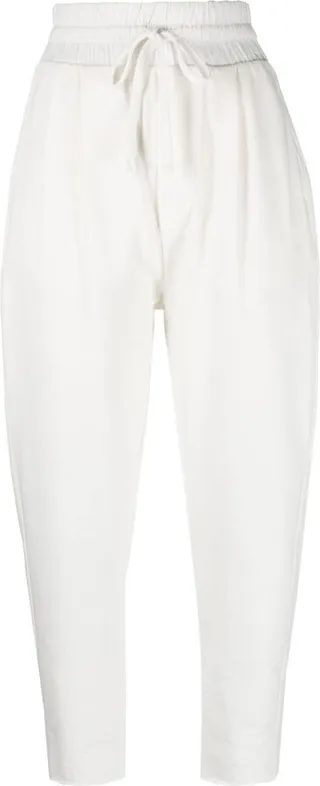 Drawstring Cropped Trousers