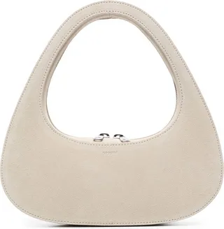 Leather Embossed-Logo Tote Bag