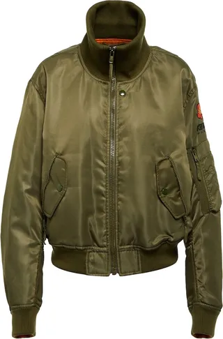 Boke Flower cropped bomber jacket