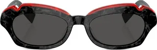 Tinted Round-Frame Sunglasses