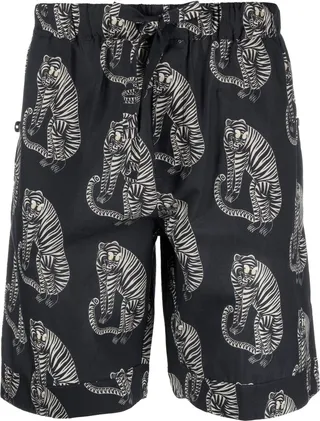 Sansindo Tiger Print Shorts