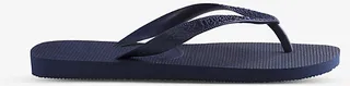 Womens Navy Top Rubber Flip-flops
