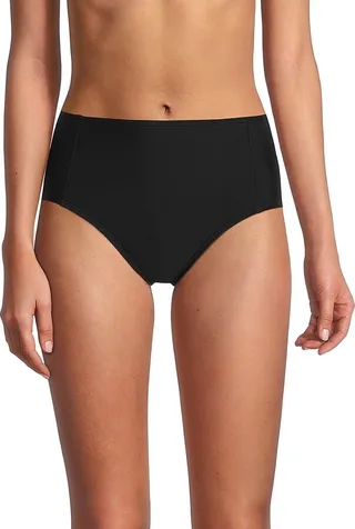 High Rise Solid Bikini Bottom