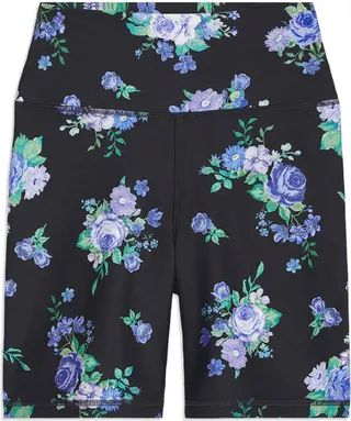 Womens Floral Fitness Bike Short