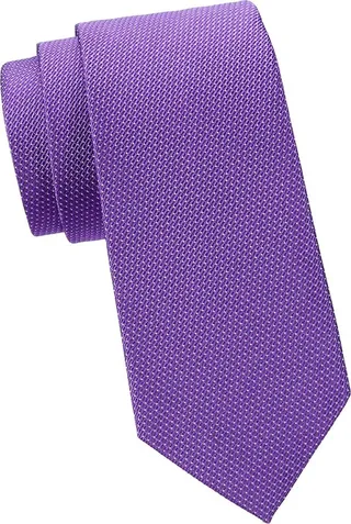 Geometric Silk Tie