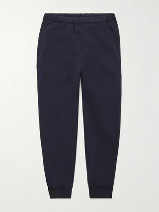 Cotton-Blend Jersey Sweatpants