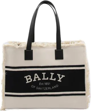 Two-toned Fringed Tote Bag