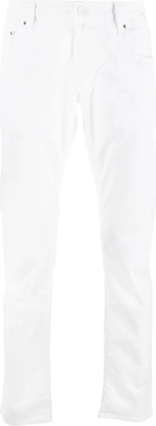 Low-Rise Straight-Leg Trousers