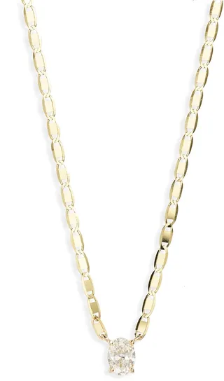 Solo Oval Diamond Malibu Necklace