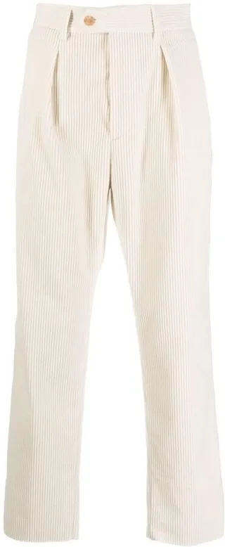Straight-Leg Corduroy Trousers
