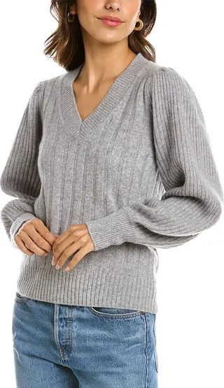 Design History V-Neck Cashmere Sweater