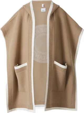 Burberry Batwing Sleeved Hooded Cape