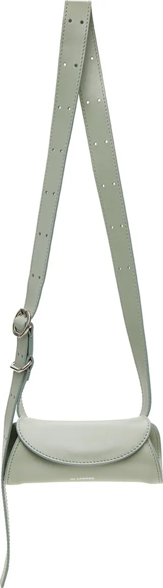 Jil Sander Blue Mini Cannolo Bag