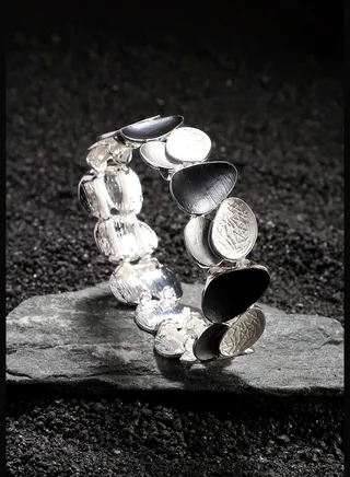Silver Plated Designer Party Wear Bracelet For Women