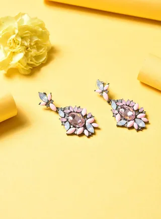 Trendy Designer Stone Drop Earring
